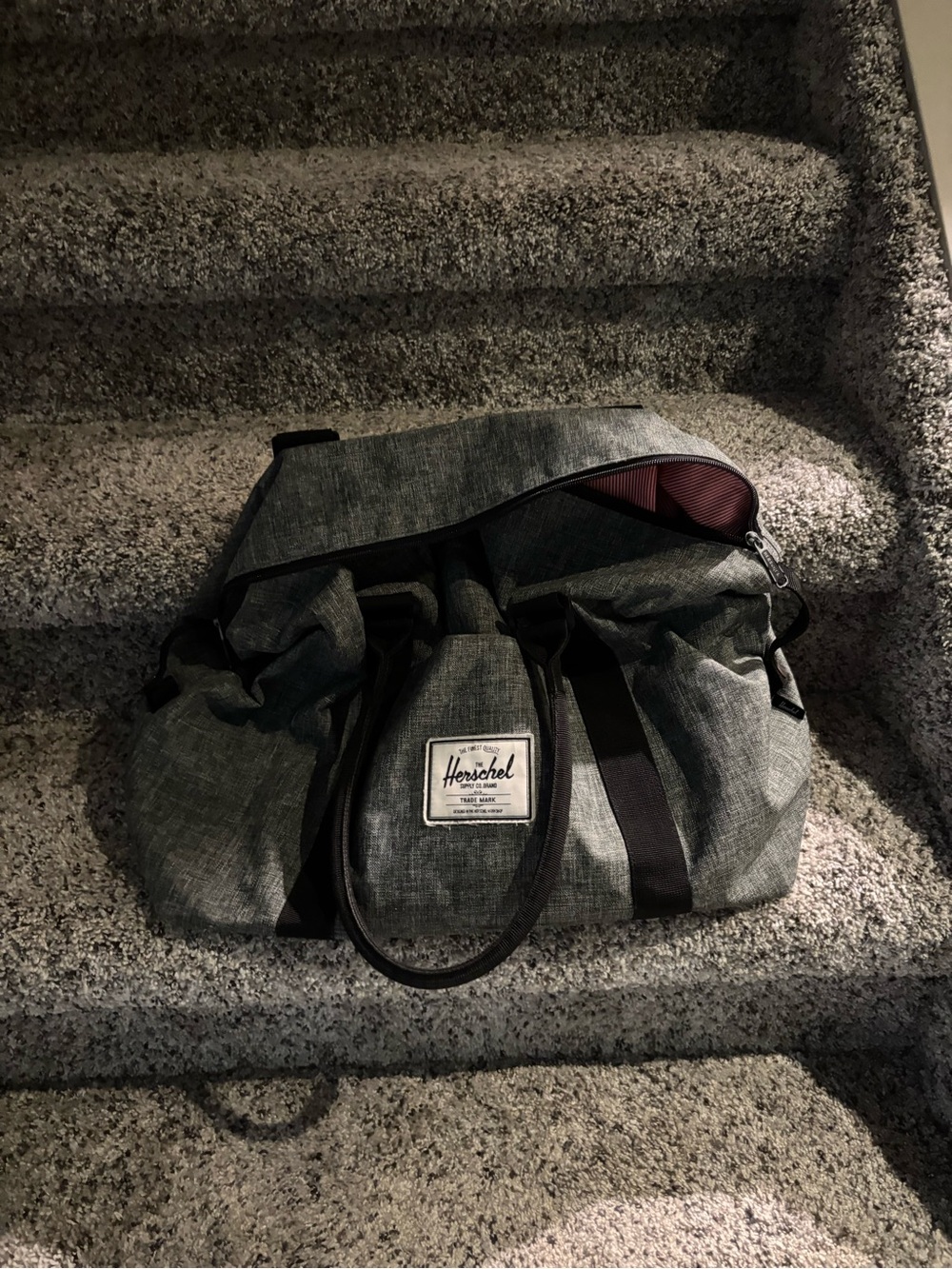 Herschel Supply Company grey duffel/weekender bag